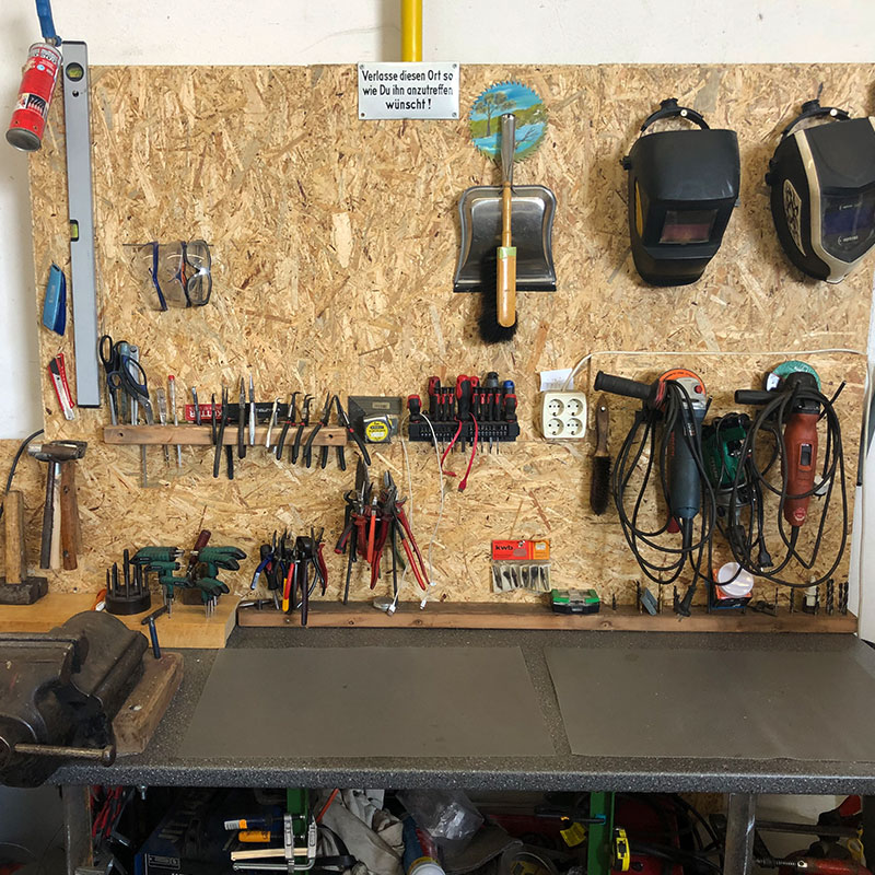 Werkbank + Tools